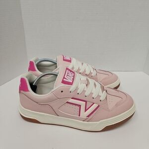 Vans Pink and White Men's Sneakers